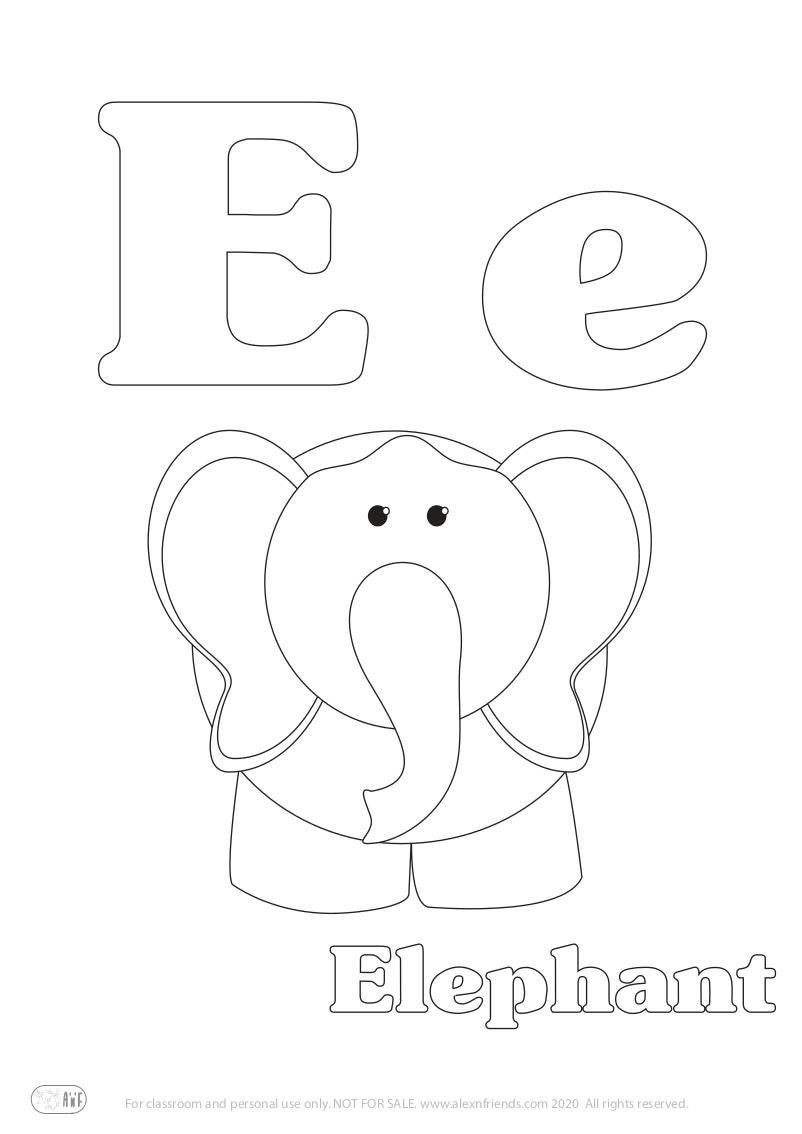 Letter E