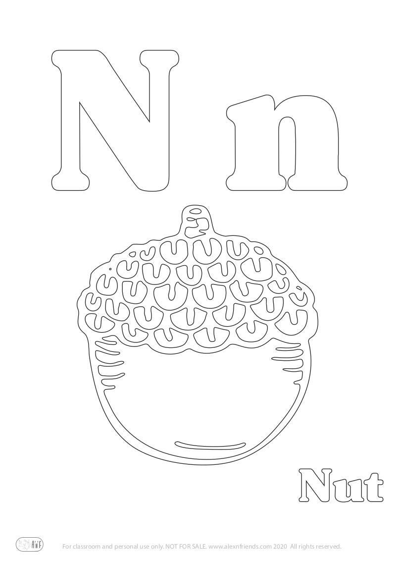 Letter N