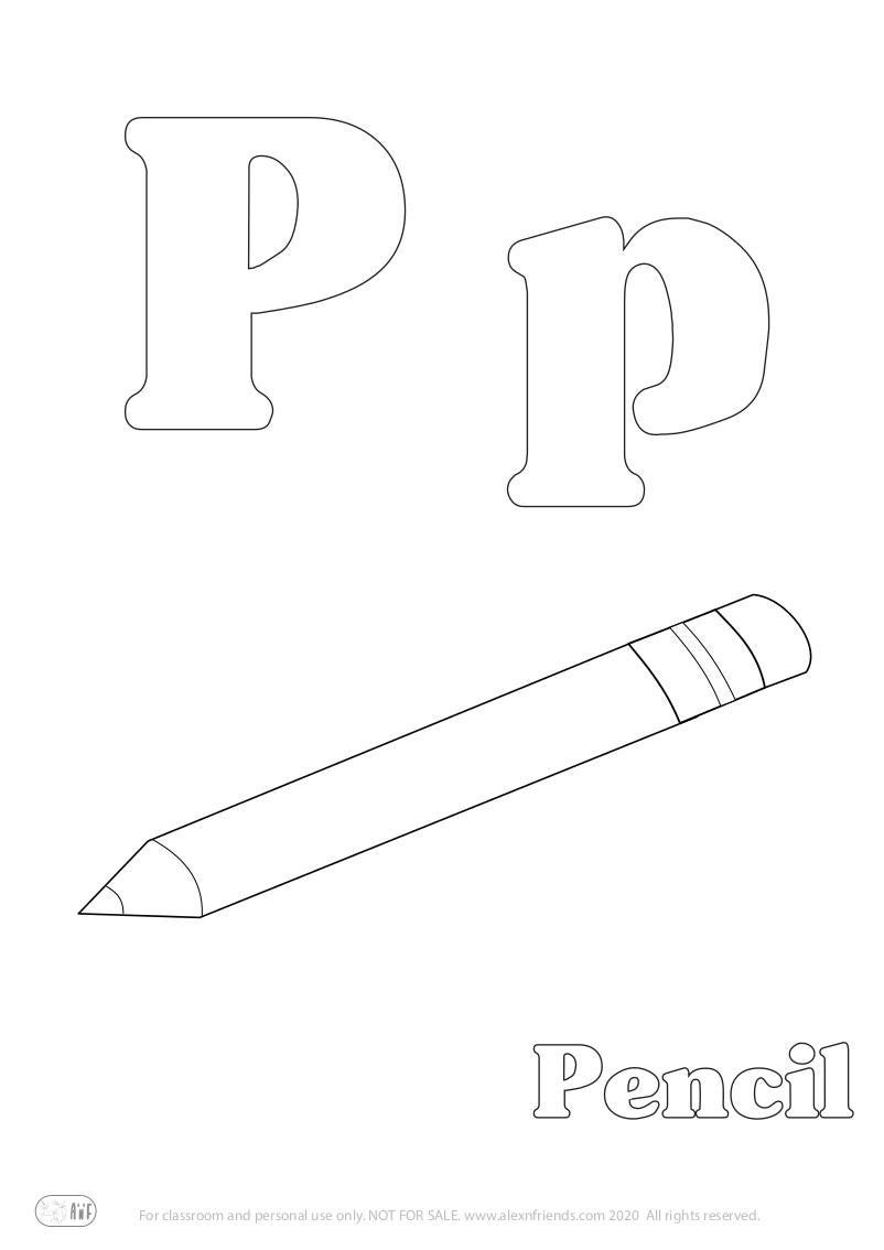 Letter P