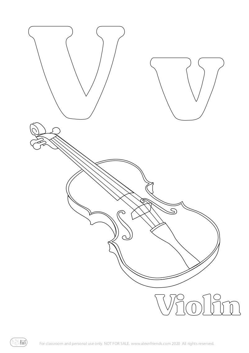 Letter V