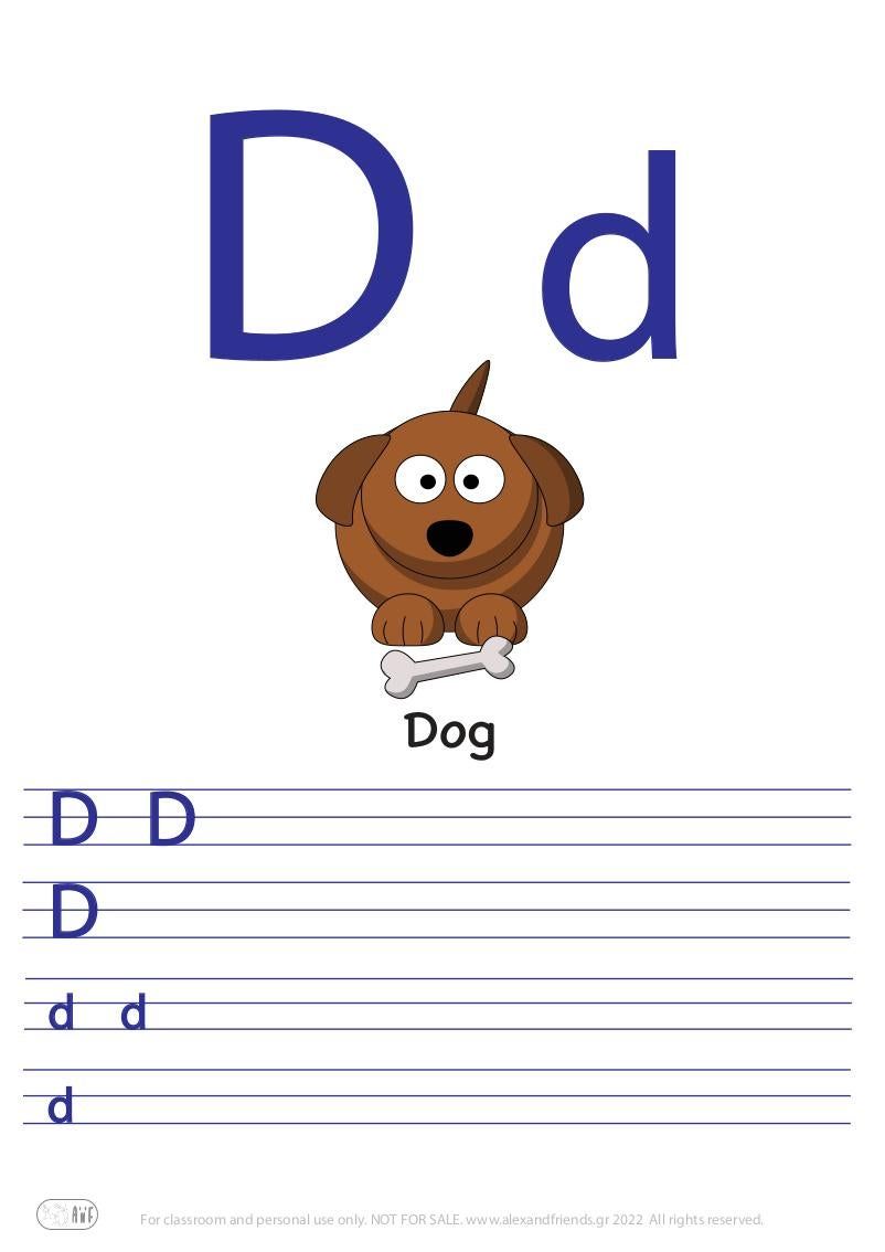 Letter D