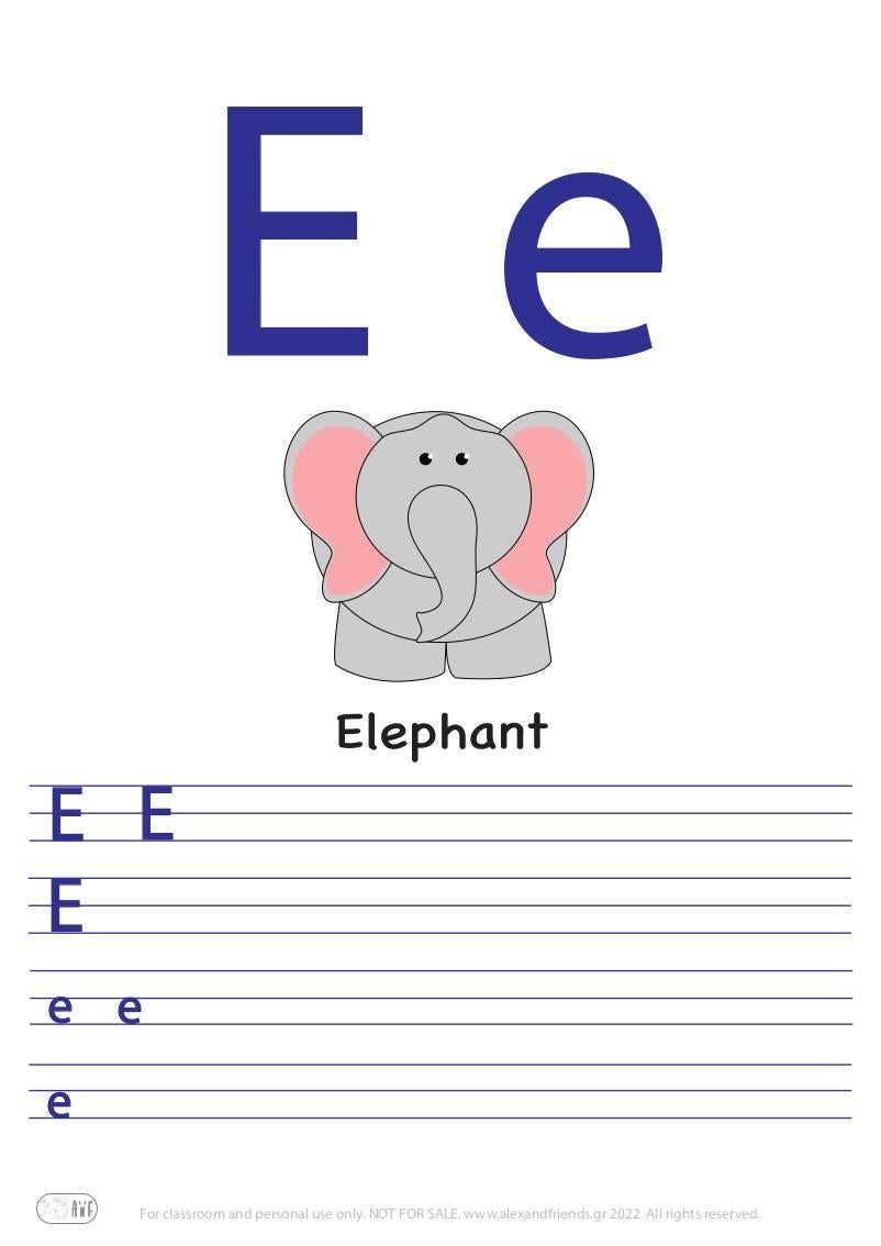 Letter E