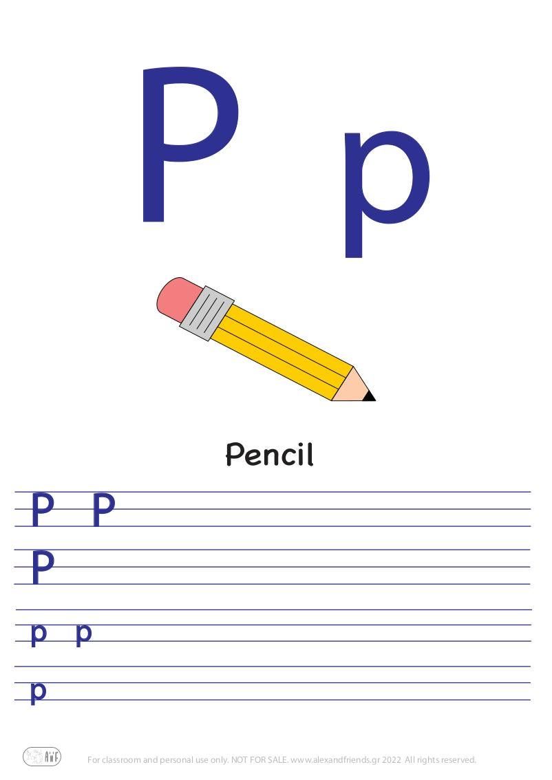 Letter P