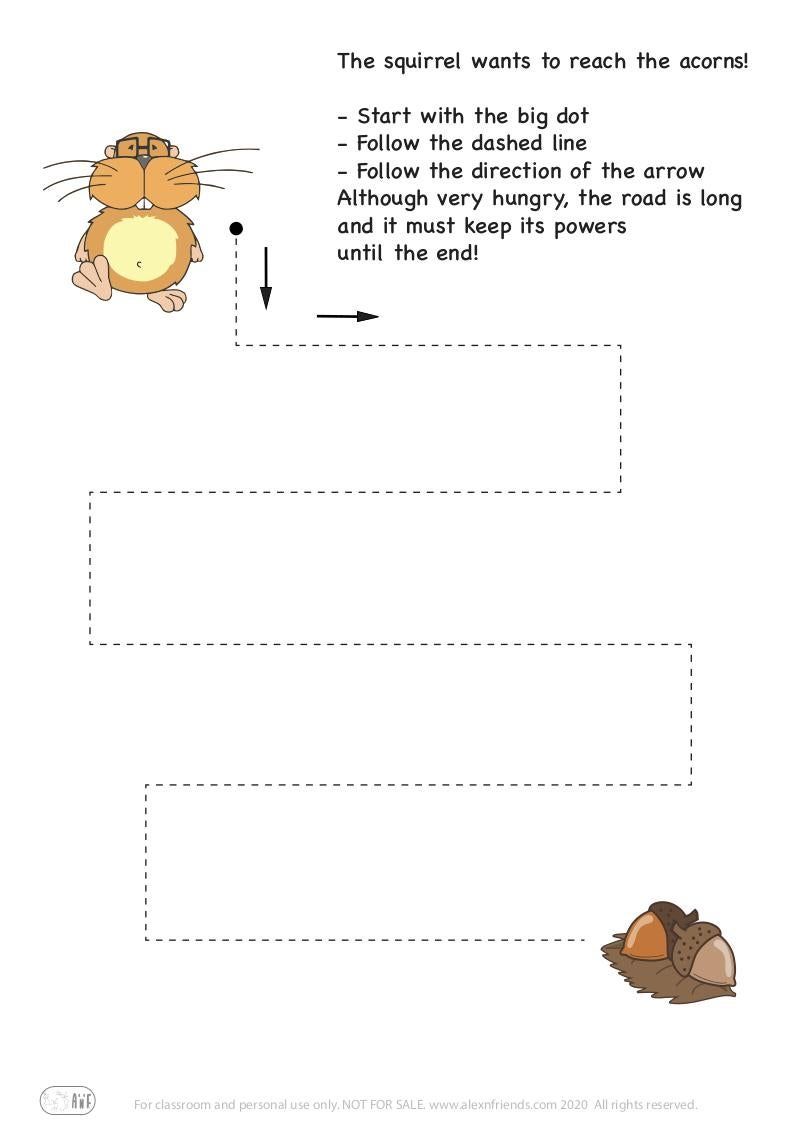 Squirrel - Acorn Tree