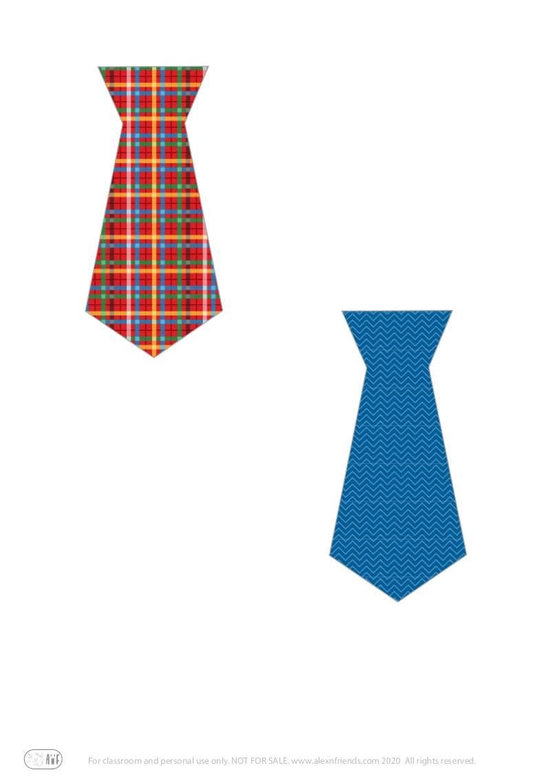 Father's day card craft for preschoolers with free printable shirts.