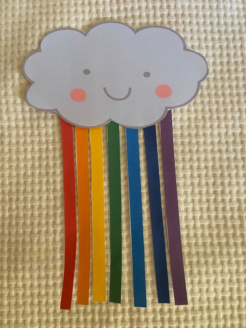 Smiling Cloud & Rainbow Craft