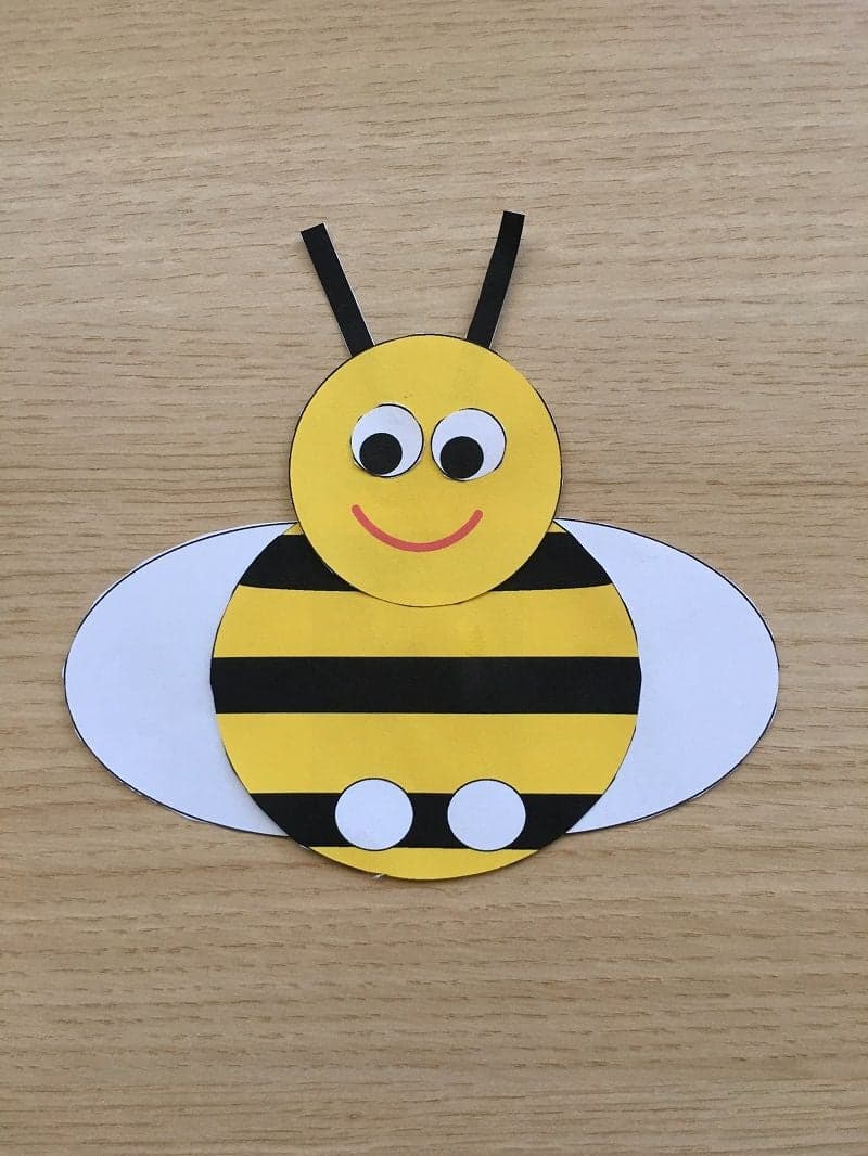 The Walking Bee - Finger Puppet Craft