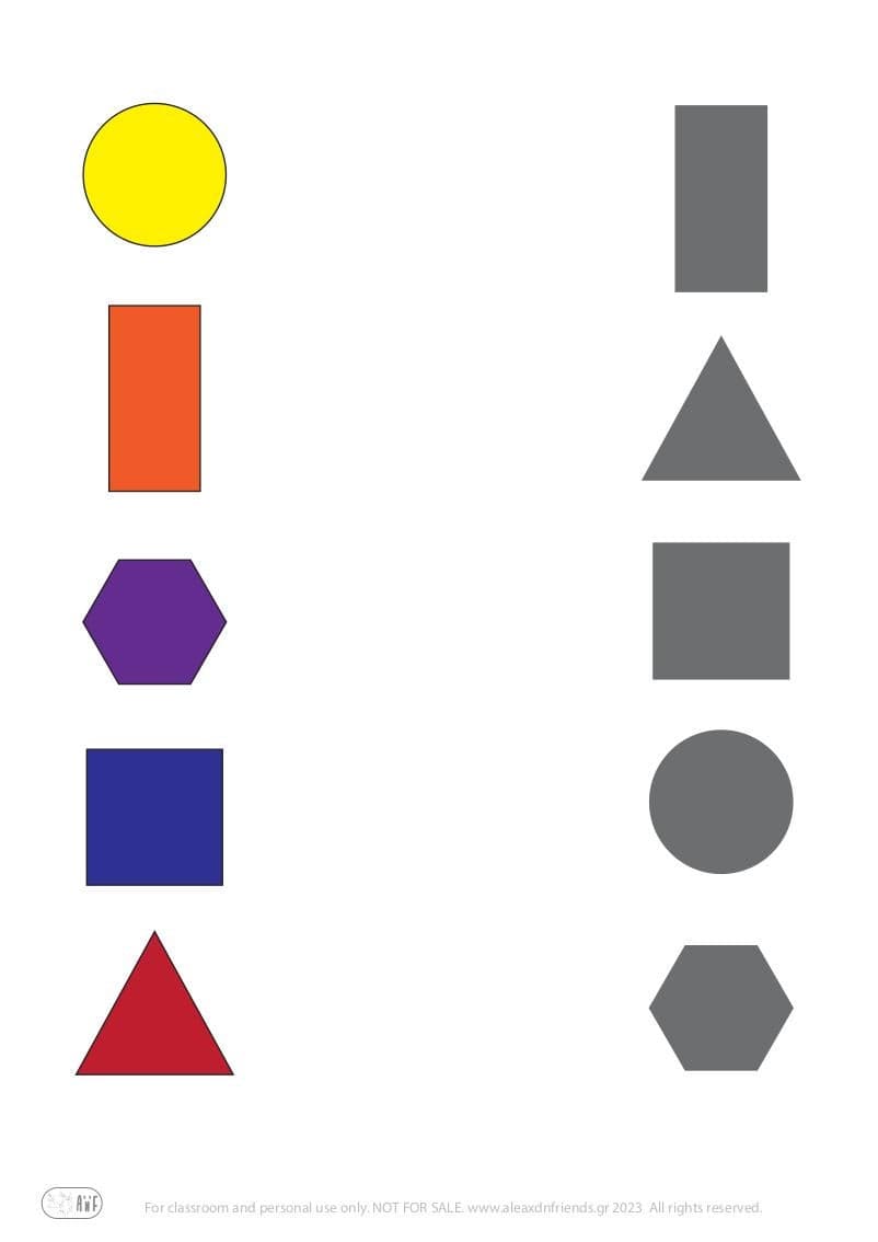 Match Shapes for Kids | Preschool Learning Activities