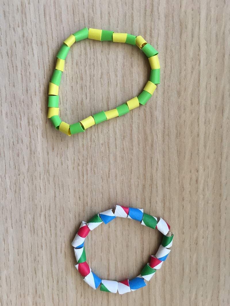 Colorful Bracelet Craft for Kids