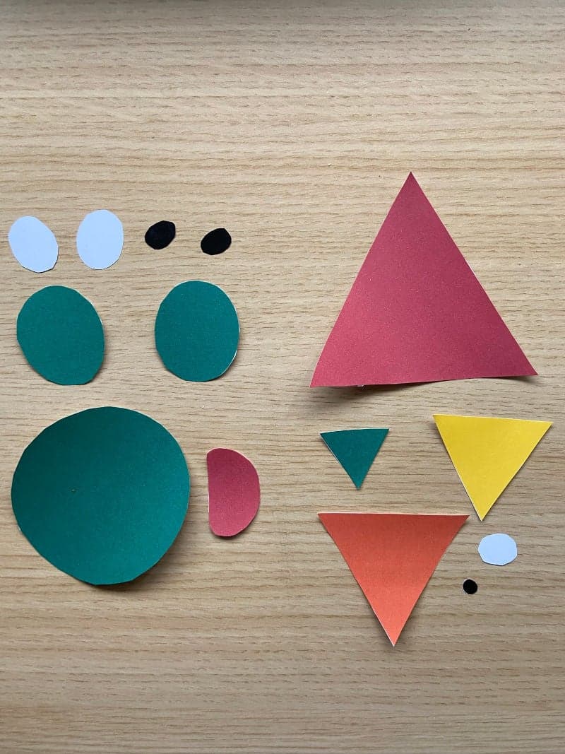 Fish and Frog craft for preschoolers with free printable material.