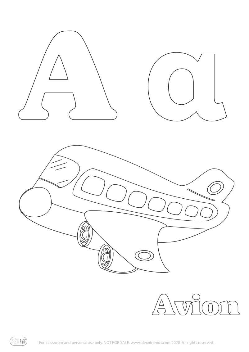 Letters of the French alphabet