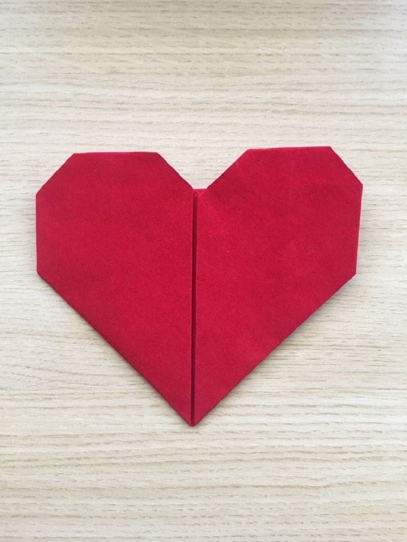 Origami heart