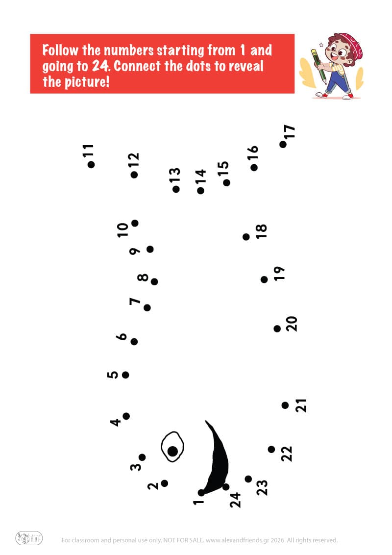 Reveal the picture. Printable worksheets and activities that help kids practice number recognition and early math skills.