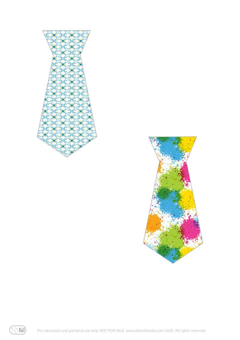 Father's card day craft for preschoolers with free printable red shirt.