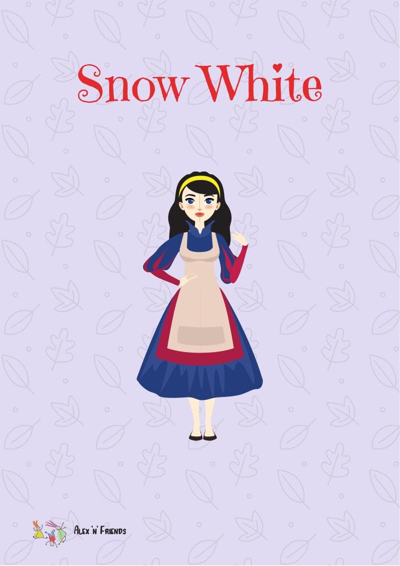Free printable pdf of the classic fairy tale in english with pictures. Snow White.