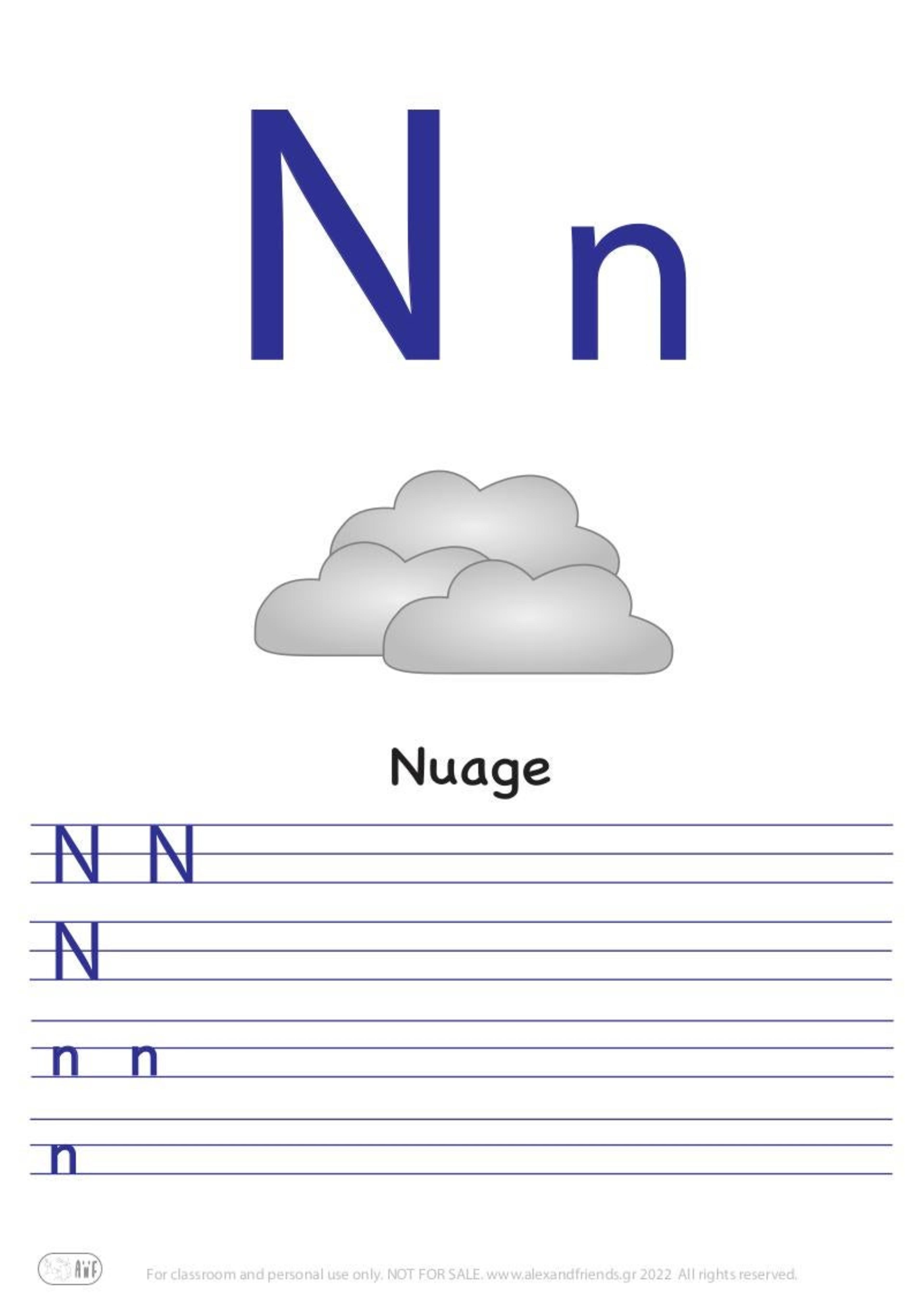 Letter N