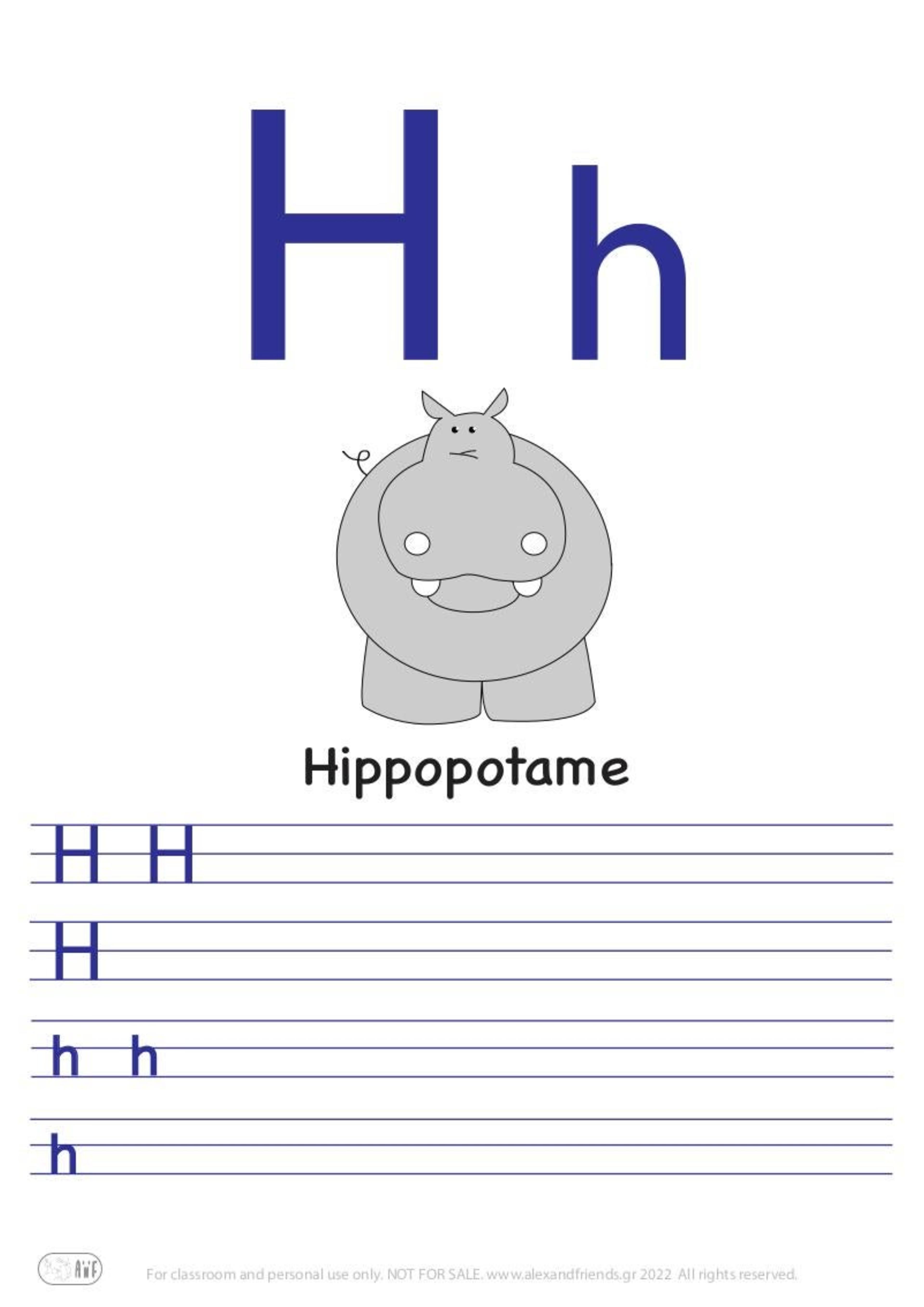 Letter H